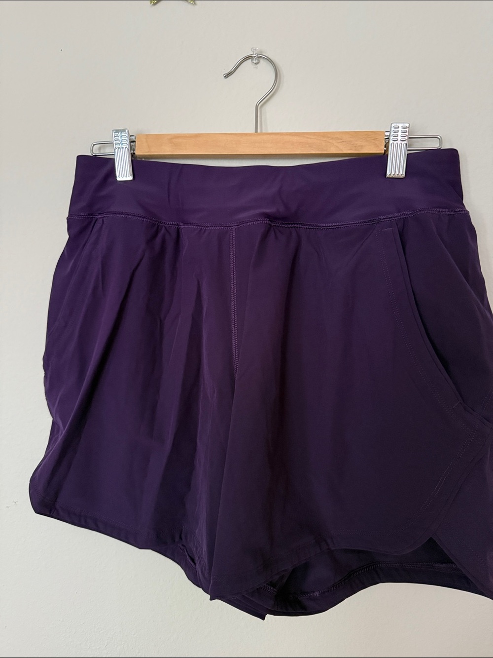 Purple swim/board shorts